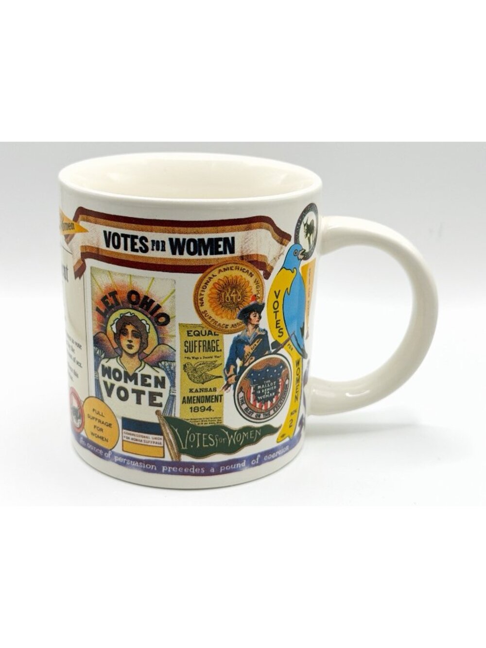 19th Amendment Coffee Mug Cup Women's Voting Suffrage Rights Philosophers Guild